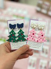 Load image into Gallery viewer, Rhinestone Christmas Trees - Bubble Gum Pink
