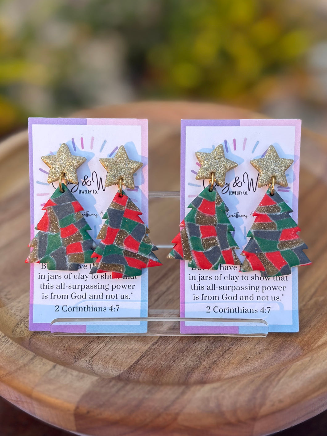 Navy Christmas - Christmas Tree & Gold Star