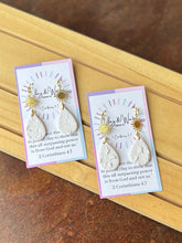 Load image into Gallery viewer, Whispered White - Teardrop &amp; Fishhook
