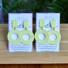 Load image into Gallery viewer, Yellow Sunshine - Circle Dangle
