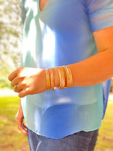 Load image into Gallery viewer, The Golden Skies Collection - Thin Cuff Bangle
