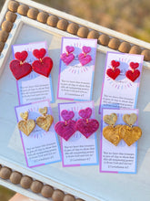 Load image into Gallery viewer, Candied Hearts Collection - Large Fuchsia Heart
