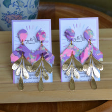 Load image into Gallery viewer, Purple Kaleidoscope - Gold Leaf &amp; Arrow

