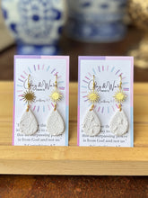 Load image into Gallery viewer, Whispered White - Teardrop &amp; Fishhook
