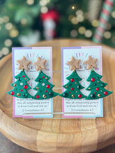 Load image into Gallery viewer, Rhinestone Christmas Tree - Gold, Red &amp; Green Stones
