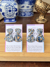 Load image into Gallery viewer, Marbled Navy Neutrals - Small Bell
