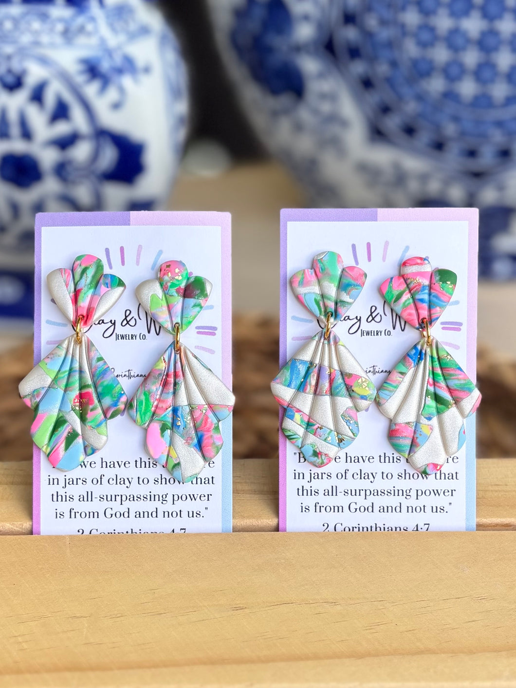 Shimmery Summer Collection - Scalloped Drop