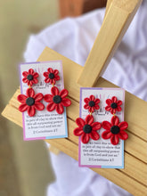 Load image into Gallery viewer, The Red &amp; Black Collection - Red Daisies
