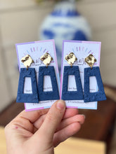 Load image into Gallery viewer, Statement Navy - Long Rectangle
