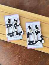 Load image into Gallery viewer, Black &amp; White Flowers - Long Rectangle
