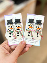 Load image into Gallery viewer, Frosty the Snowman Earrings
