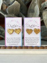 Load image into Gallery viewer, Candied Hearts Collection - Gold Heart Stud
