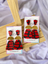Load image into Gallery viewer, The Red &amp; Black Collection - Bell &amp; Gold Brass
