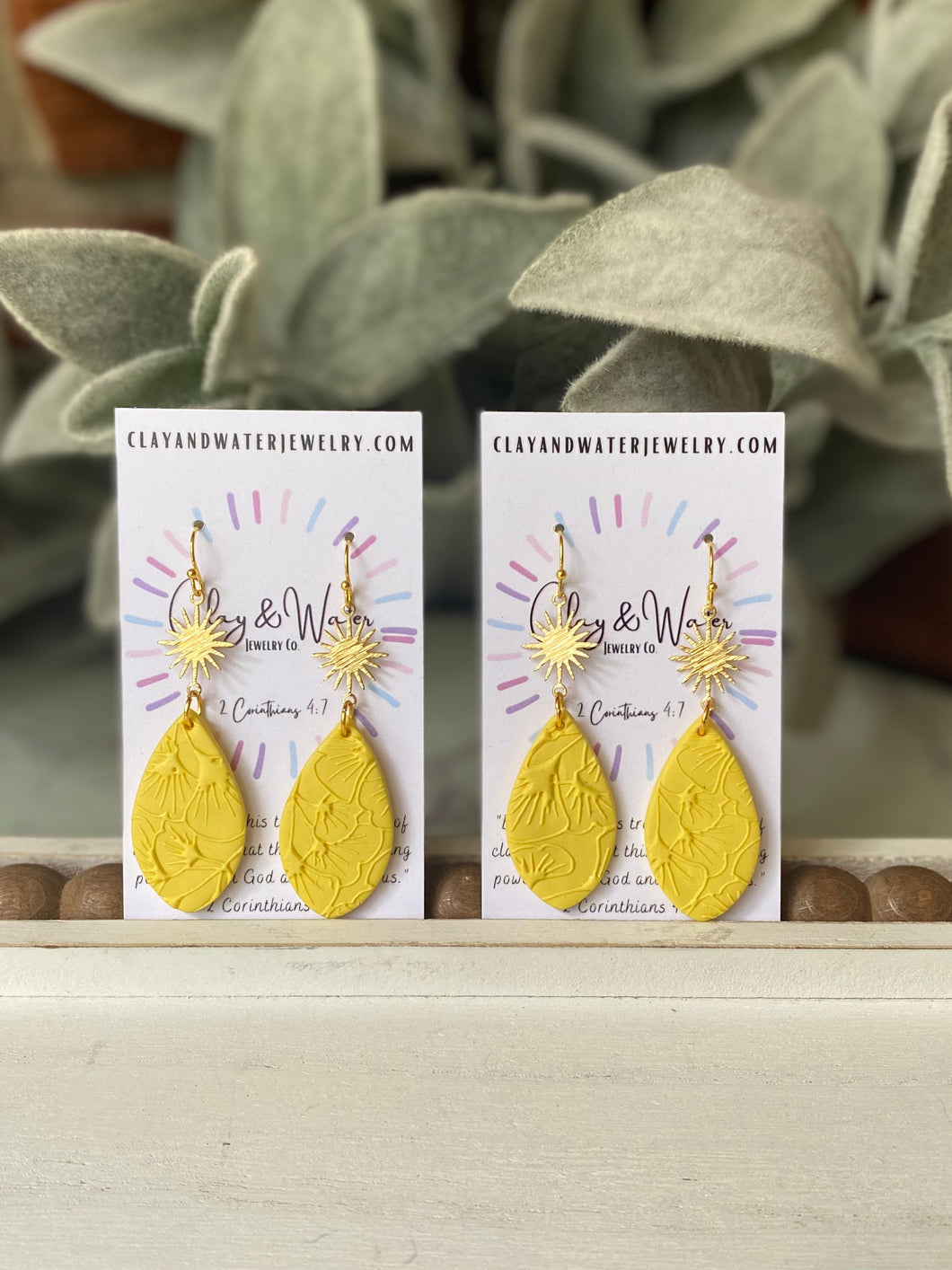 The Addie Belle Collection - Yellow Teardrop