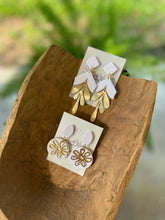 Load image into Gallery viewer, The Callie - Chevron &amp; Brass Leaf
